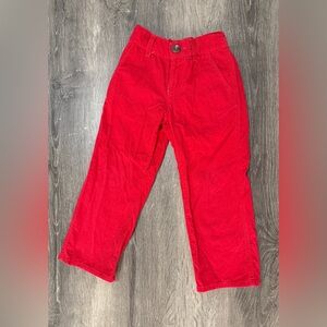 TBBC EUC Prep School Pants corduroy Richmond Red 4T